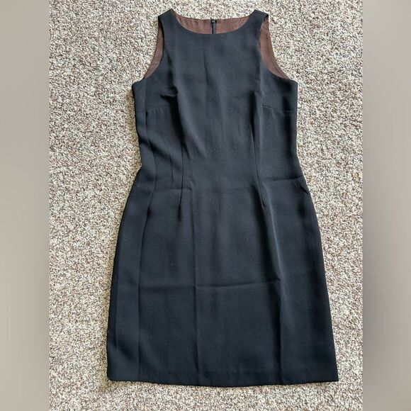 Lauvante’ Italy Women’s Classic Black Sleeveless Zip Up Lined Dress Size 6 - Picture 10 of 12